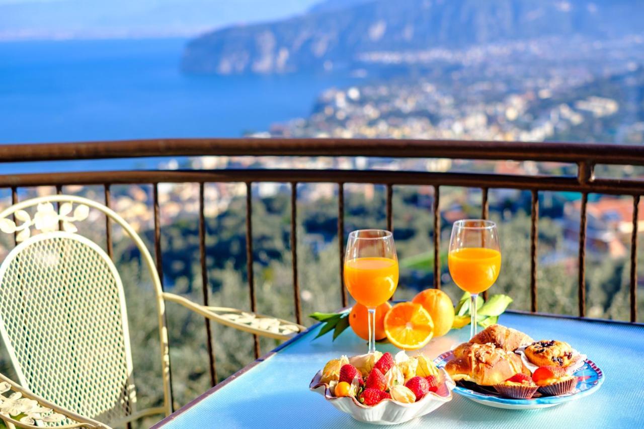Villa Caruso Private Heated Pool & Sea View Sorrento Exterior foto